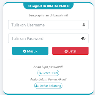 Register PGRI Kota Tomohon - Persatuan Guru Republik Indonesia Cabang Kota Tomohon